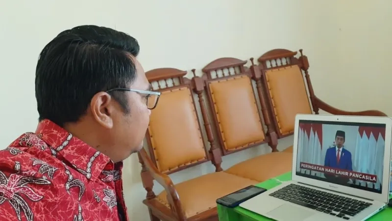 Pegawai Imigrasi Batulicin Peringati Hari Lahir Pancasila