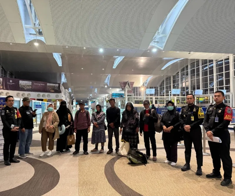 Immigration Postpones Departure of 1,243 Prospective Hajj Pilgrims Suspected of Non-Procedural Travel from Several Airports 