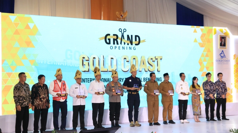Gold Coast International Port in Batam Inaugurated, Expected to Spur National Economy